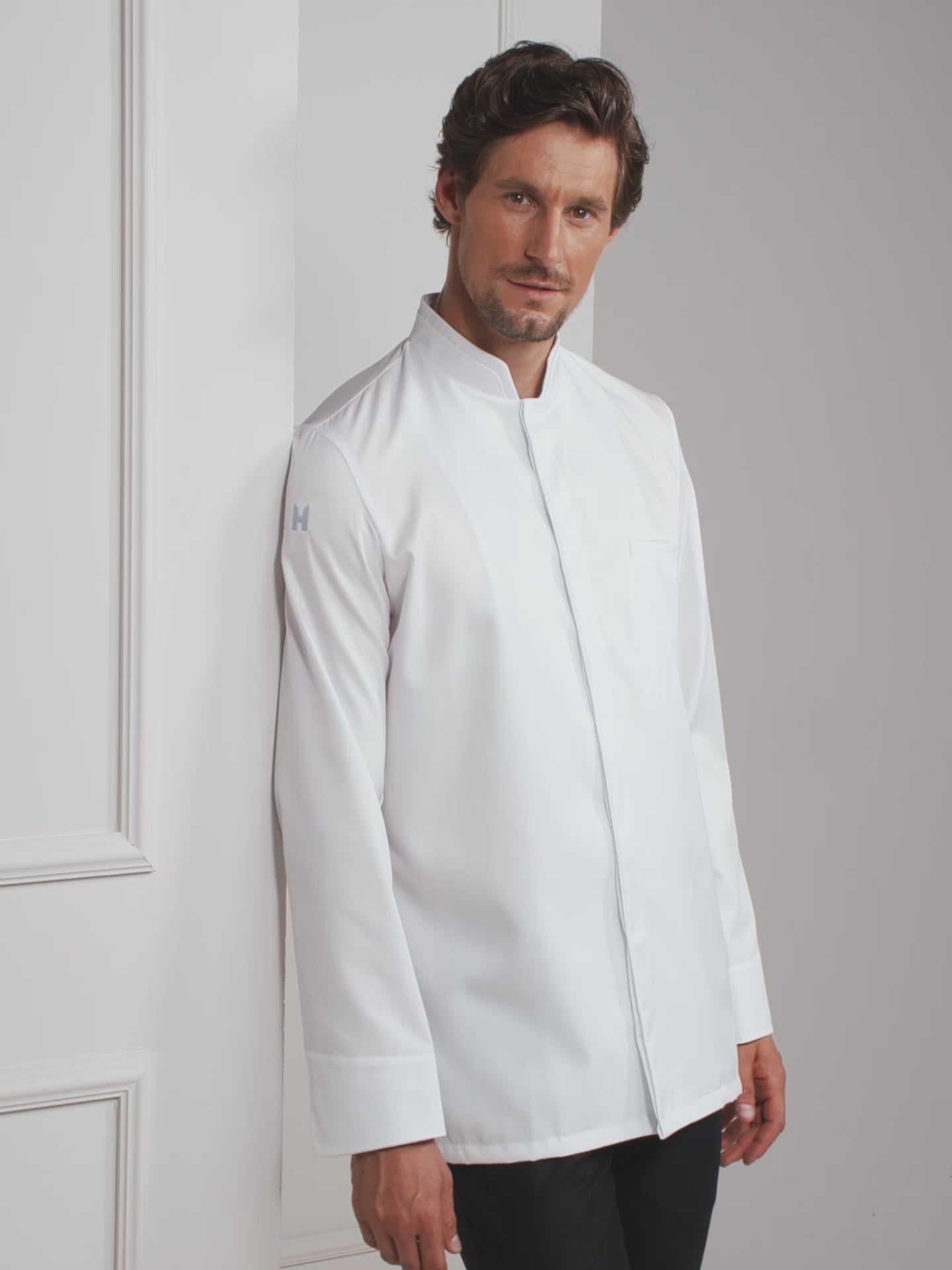 Chef Jacket Men | Falco White | Le Nouveau Chef