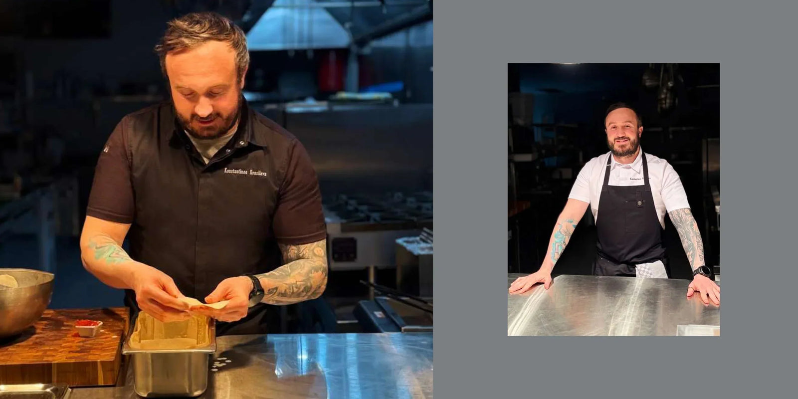 Meet Chef Konstantinos Kvasilava: The Art of Sauce, Oils & Precision