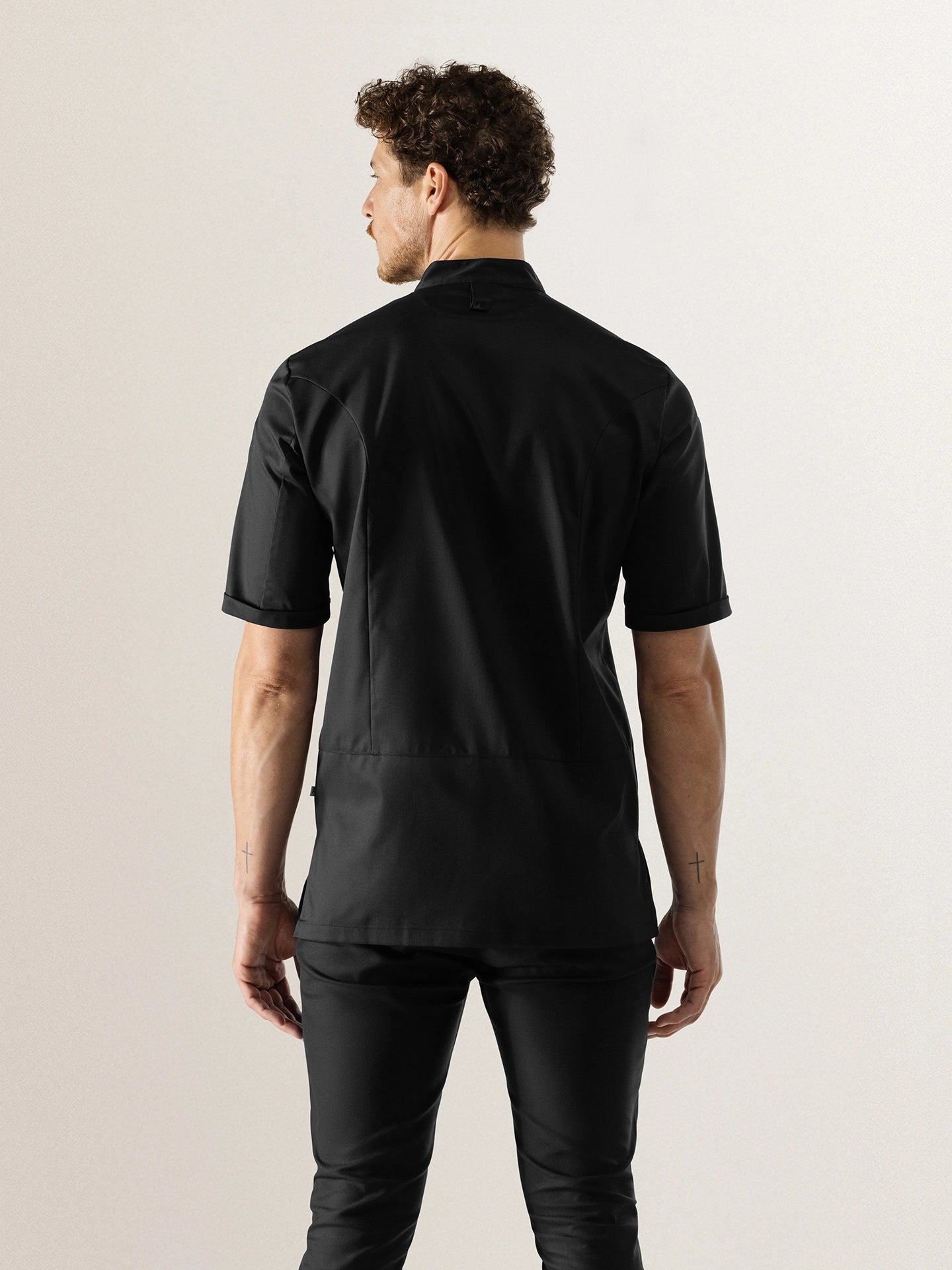 PENCARRIE Le Chef Kurzarm Executive Jacke LE003 – Kochjacke Kurzarm, Weiß, Mit Etikett