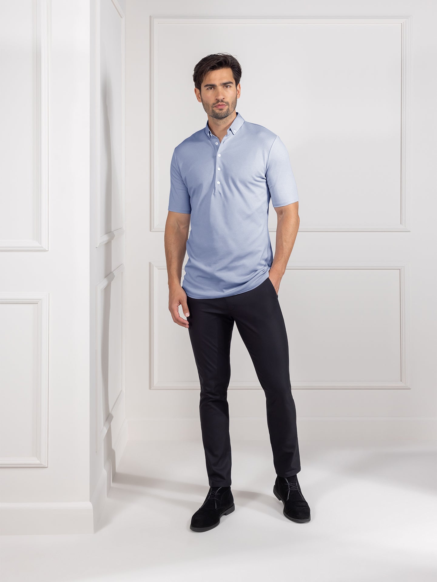 Polo Men | Matteo Light Blue | Le Nouveau Chef XL Polo Men | Matteo Light Blue | Le Nouveau Chef XL
