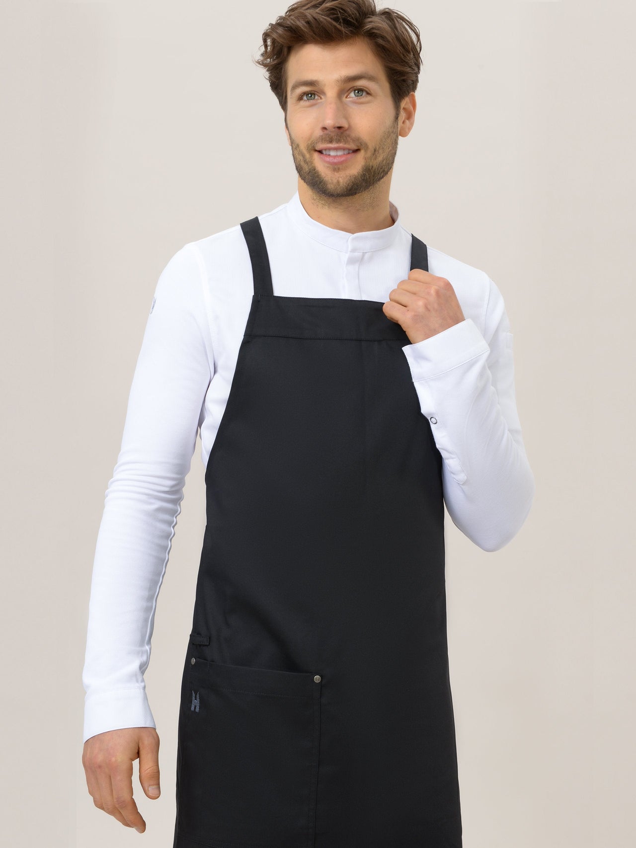 Bib Apron Eden Black